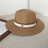 The spring/summer jazz straw Sun Breathable hat street travel bonnet