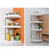 Kök arrangör Hylla Spice Jar Rack Corner Storage Tiding Gadget Tillbehör Badrum 211112