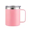 Tasses de 12 oz Gobelet en acier inoxydable avec poignée Gobelets isolés sous vide à double paroi Tasses de voyage Thermos à café RRD11595