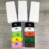 Fashional Hommes Femmes Designer Chaussettes De Sport Avec Des Lettres Une Boîte 5 Pièces Hommes Femmes Bas Chaussettes De Sport De Haute Qualité Bas 10 Couleurs