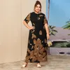 Plus La Taille Robes Abaya Dubaï Longue Maxi Robe Femme Robe Ete Vêtements Robes Pour Femmes Robe De Mujer Ropa Vêtements De Noël 210309