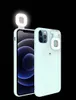 Luxe Mode Vrouwen Gift Light Up Cellphone Cases voor iPhone 12 Slanke Zachte Dimbare LED Ring Designer Telefoonhoesje