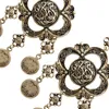 Pendientes colgantes de monedas de metal Vintage exagerados punk para mujer de lujo para mujer, tachuelas colgantes, envío gratis