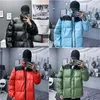 Top Couro para baixo jaqueta Mens e mulheres jaquetas parka casaco inverno clássico ao ar livre casual casual unisex bordado zíperes tops outwear múltipla cor