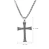 Pendentif Colliers Rnafashion Bijoux 2021 Arrivée Croix Collier Argent Plaqué Pour Femmes Hommes Bijoux Punk Hip Hop Christian