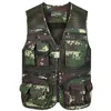 Nouveau gilet de pêche pour hommes gilet de sauvetage de pêche de Sport en plein air avec fermeture éclair multi-poches pour la photographie chasse voyage veste de Sport en plein air