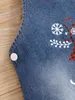 Denim-Overallkleid mit Weihnachtsdruck für Babys SIE