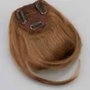 Toysww Clip in Human Bangs Real Extensions Machine Remy 3 Clip Bang Natural Fringe Hairpiece 25g