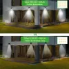 LED Solar Motion Sensor Lights 3Mode Waterproof Outdoor Sunlight Solar Powered Street Wall Lamp for Garden Decoration