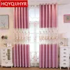 4 Europeia luxo elegante cortina bordada para sala de estar de alta qualidade clássico de janela francesa cortina para quarto g001 210712