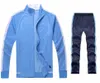Running Jackor 2022 Par Tracksuit Suit Mens Jacket Blank Jogging Coat Sweat Anpassad Egen design och logotyp Sport Uiform