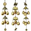 Lucky Wind Chime Metalen Koperen Windbel Vintage Draak Vis Huis Tuin Patio Opknoping Hangers Decoratie