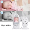 VB601 Monitor dziecka 2 -calowy Bebe Baba Baba Electronic Babysitter Radio wideo Niania Kamera Nocy Monitorowanie temperatury 8 Lullaby1528735