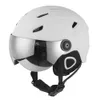 Ski Helmet Goggles Visor Men Women Snowboard Helmet Snowmobile Skateboard Safety Winter Warm Mask Ski Mas318J
