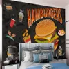 3D современные обои ароматные и вкусные гамбургерские фрески водонепроницаемые противоречие обои интерьера украшения ресторана бургер