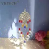 Crystal Wind Chime Tree of Life Hanglamp Catcher Ball Rainbow Maker Windchimes Sun Catchers voor Tuinraam Huwelijkscadeau G220308