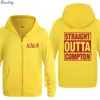 NWA Gerade Outta Compton Hoodies Männer Hip Hop Fleece Langarm Zipper Jacke Mantel Mann Sweatshirt Trainingsanzug Moleton Masculino6632939