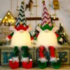 Christmas Gnome Lights with Bell Plush Tomte Ornament Santa Scandinavian Figurine Xmas Doll Decoration Home Party Gifts PHJK2111