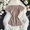 Autumn New Design Women's Square Collar Short Sleeve Thread Sticked Bodycon Tunic Sexy Shirt Knits Tees2378