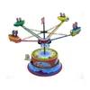 EMT FT2 Tinplate Retro Wind-Up Playground Spinning Aircraft, Clockwork Toy, Nostalgic Ornament, Kid& Adult Christmas Gift, Collecting, USEU