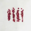 Wong Rain Loose Gemstone 1 st Högkvalitativ 3 mm Runda Naturliga Ruby Stones DIY Dekoration Smycken Tillbehör Gåva Partihandel H1015