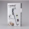 Kemei KM-809A Uppladdningsbart hårklippare Maskin Professionell LCD-skärm Hår Trimmer Trådlös Elektrisk Clipper