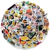 50 PCS Mixed Graffiti skateboard Stickers Funny WallStreet Stock For Car Laptop Fridge Helmet Pad Bicycle Bike Motorcycle PS4 book Guitar Pvc Decal