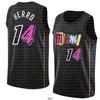 Kyle 7 Lowry Jersey Tyler 14 Herro Jimmy 22 Butler Dwyane 3 Wade Miam i 2022 Heat Herren Basketball-Trikots Duncan 55 Robinson Bam 13 Adebayo Schwarz Rosa Blau Weiß