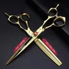 Hair Scissors Barber Shop 7 inch geïmporteerd roestvrij staal Japan 440c Professional Hairdressing Haircut Set