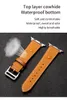 Applicable to Apple Watch strap head layer leather pin buckle style iwatch1 2 3 4 5 6 SE 38-40mm 42-44mm Leather Watch Bands