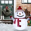 Ao Ar Livre Decoração de Jardim Natal Boneco de Neve LED Lâmpada Casa Enfeites de Natal para Ano 2022 Jardim Lampa Lampa 211109