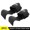 Weight Lifting Hooks Gym Fitness Set Weightlifting Wrist Straps Heavy Duty Pull-ups Power Lifting Grips with Padded Workout Hook