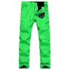 Skiing Pants GSOU SNOW Winter Orange Snowboard Men Yellow Ski Pantalones Esqui Hombre Big Size