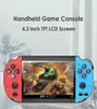 X7 Handheld Game Console Player 4.3 cal LCD Wyświetlacz 8 GB Double-Rocker 6000 Classic Game Retro Mini Pocket MP5 Gra wideo