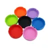 Eco-Friendly Premium Round Silicone Ashtray Portable Anti-Scalding Cigarette Holder Hög temperatur Värmebeständig Mini Ash Tray lla7156