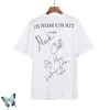 Ih Nom Uh Nit T-shirt Signature Graffiti Back Letter Printed Mask Men Hipster T Shirt G1229