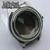 40mm silver sterile case sapphire glass fit ETA 2836 Miyota 8205 8215 821A Mingzhu DG2813 3804 Seagull 1612 movement237q