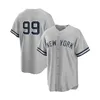 New York Yankees Baseball Jersey 99 Aaron 판사 야구 유니폼 2  Derek Jeter  26 DJ Lemahieu 45 Cole 27 Stanton 맞춤형 저지 Camisetas de Beisbol