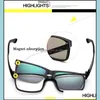 Sonnenbrille Mode Zubehör Männer Myopie Glasse Magnetische Clip Auf Leichteste Brillen Rahmen Magnet Sport Frau Brille Fahren Nacht Vison