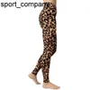 원래 표범 레깅스 여성 높은 허리 레깅스 피트니스 발목 길이 스포츠웨어 체육관 운동 스포츠 바지
