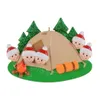 2021 Nieuwe product Kersthars hanger eland tent kerstboom ornament kleine riem jja9335