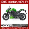 Carénages de moulage par injection pour KAWASAKI NINJA Z-1000 Z 1000 R 2010-2013 ans Bodys 15No.15 Z-1000R Z1000 10 11 12 13 Z1000R 2010 2011 2012 2013 OEM Carrosserie métal vert