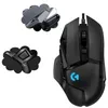 Design ergonômico g502 mouse mecânico para jogos com fio rgb antissuor led retroiluminado prático mouse com fio4175453