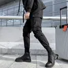 Black Cargo Pants Joggers Men Harajuku Swag Streetwear Military Techwear Mens Clothing Japanese Style Pencil Casual Trousers Y0927
