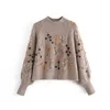 est women knitted sweater winter good quality winter thick long sleeve female pullovers casual tops 210918