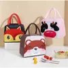 Miúdos Bag Dos Desenhos Animados Handbags Lunch Caixas Mini Bolsa Bolsas Animais Padrão Padrão Térmica Isolamento Design Bento Bag Meninas Bolsa Crianças G79SD3C