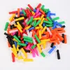 Pailles à boire 100 pièces embouts en Silicone de qualité alimentaire pour couverture de paille froide en acier inoxydable de 6mm bouchons multicolores