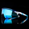 Gafas de sol de marca Diseño de máscara TR90 Marco UV400 Codificador deportivo Gafas Mujeres Hombres Gafas de moda Modelo 9471 con estuche rígido