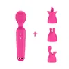 Adulte Vibrateur Chatte Vibration Masseur Point G Stimulateur De Clitoris Bâton De Massage Recharge Baguette Magique Femmes Masturbateur Sex Toy Valentine Cadeau ZL0104