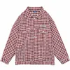 Giacche da uomo giacca Hip Hop Streetwear cappotto Vintage retrò Harajuku cotone Casual 2021 uomo autunno capispalla rosso